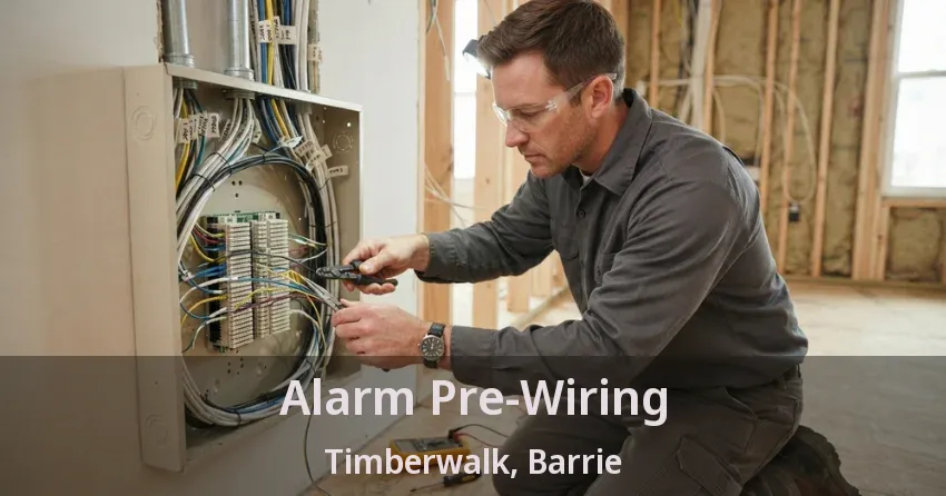 Alarm Pre-Wiring Timberwalk, Barrie - ON