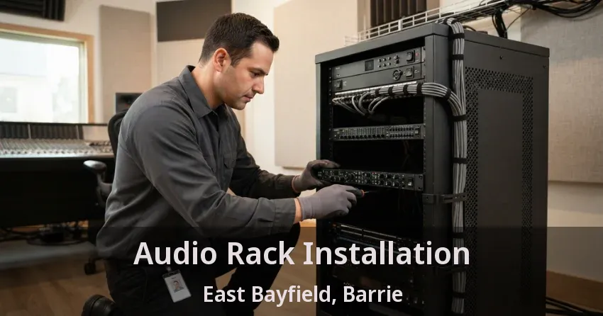 Audio Rack Installation East Bayfield, Barrie - ON