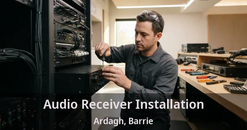 Audio Receiver Installation Ardagh, Barrie - ON
