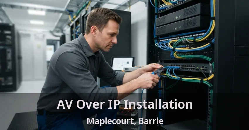 AV Over IP Installation Maplecourt, Barrie - ON
