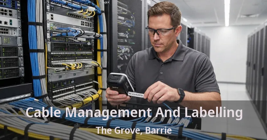 Cable Management And Labelling The Grove, Barrie - ON