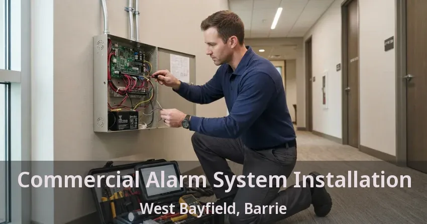 Commercial Alarm System Installation West Bayfield, Barrie - ON