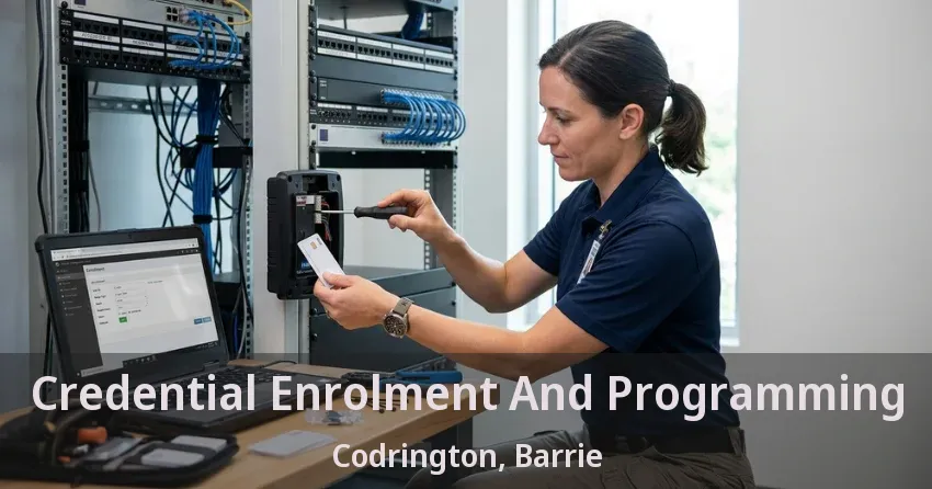 Credential Enrolment And Programming Codrington, Barrie - ON