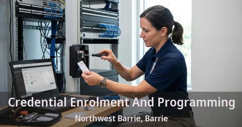 Credential Enrolment And Programming Northwest Barrie, Barrie - ON