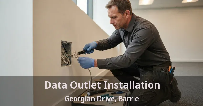 Data Outlet Installation Georgian Drive, Barrie - ON