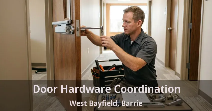Door Hardware Coordination West Bayfield, Barrie - ON