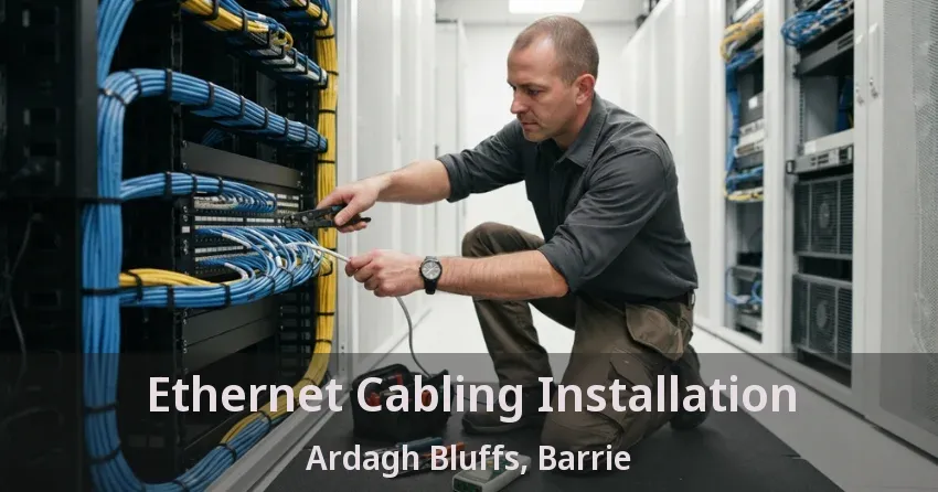 Ethernet Cabling Installation Ardagh Bluffs, Barrie - ON