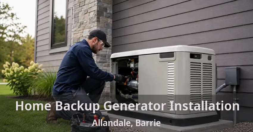 Home Backup Generator Installation Allandale, Barrie - ON