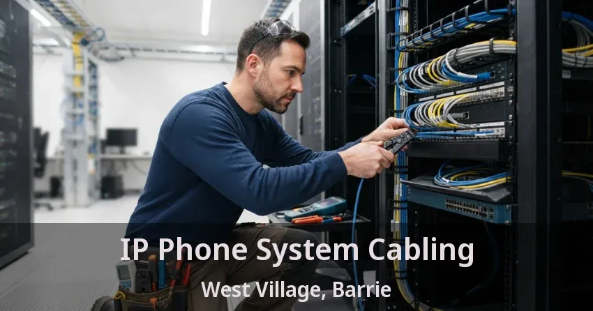IP Phone System Cabling West Village, Barrie - ON