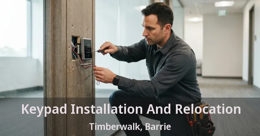 Keypad Installation And Relocation Timberwalk, Barrie - ON