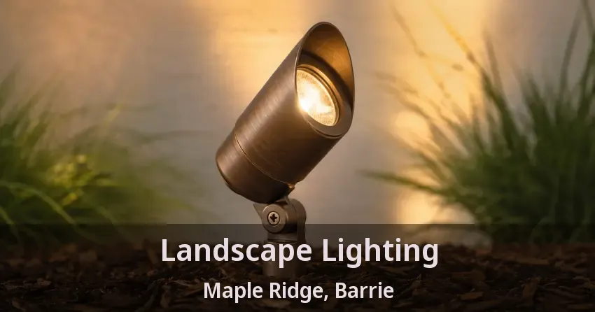 Landscape Lighting Maple Ridge, Barrie - ON