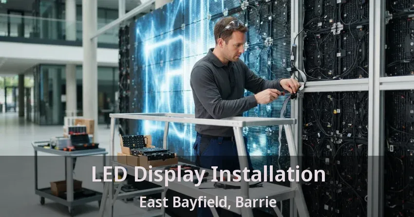 LED Display Installation East Bayfield, Barrie - ON