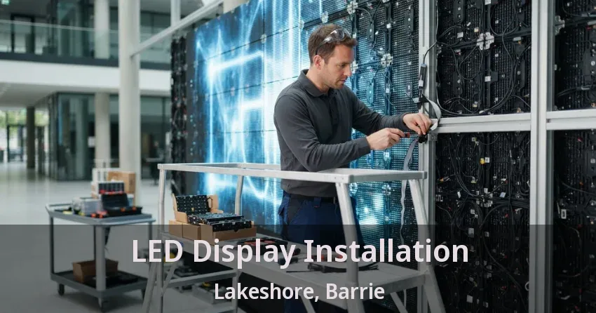 LED Display Installation Lakeshore, Barrie - ON