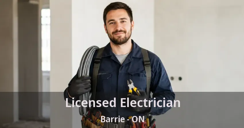 Licensed Electrician Barrie - ON