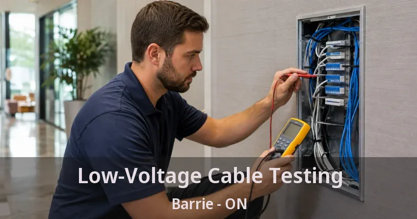 Low-Voltage Cable Testing Barrie - ON