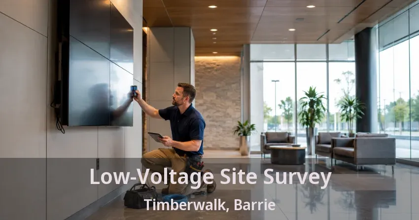 Low-Voltage Site Survey Timberwalk, Barrie - ON