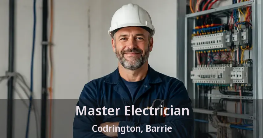 Master Electrician Codrington, Barrie - ON