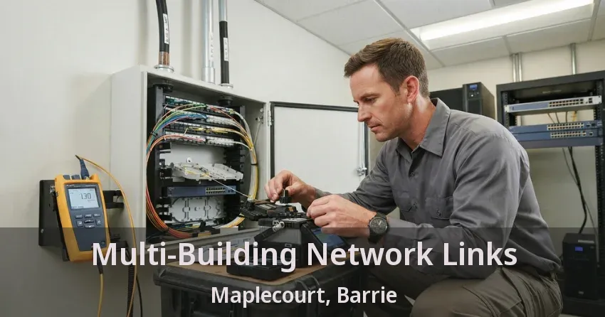 Multi-Building Network Links Maplecourt, Barrie - ON