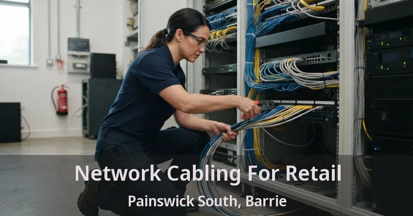 Network Cabling For Retail Painswick South, Barrie - ON