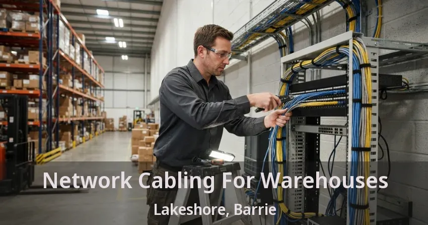 Network Cabling For Warehouses Lakeshore, Barrie - ON