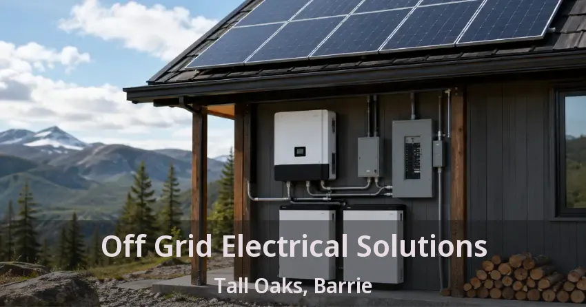 Off Grid Electrical Solutions Tall Oaks, Barrie - ON