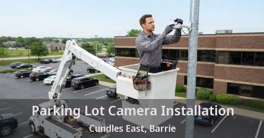 Parking Lot Camera Installation Cundles East, Barrie - ON