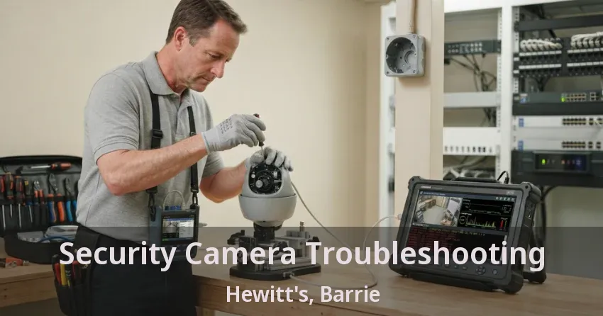 Security Camera Troubleshooting Hewitt's, Barrie - ON