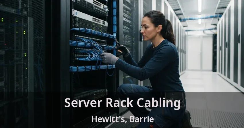 Server Rack Cabling Hewitt's, Barrie - ON