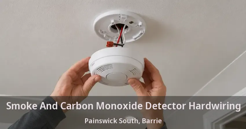 Smoke And Carbon Monoxide Detector Hardwiring Painswick South, Barrie - ON