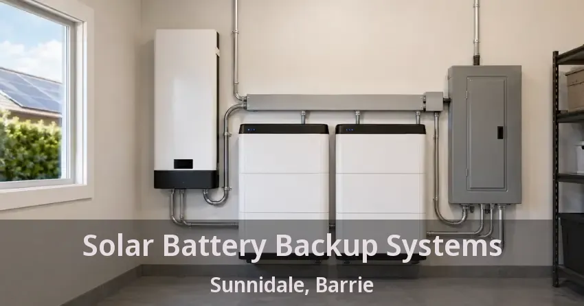 Solar Battery Backup Systems Sunnidale, Barrie - ON