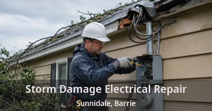 Storm Damage Electrical Repair Sunnidale, Barrie - ON