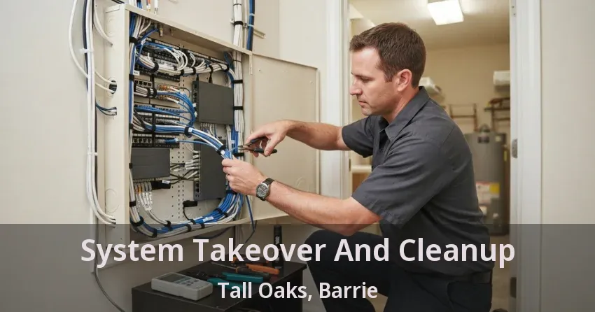 System Takeover And Cleanup Tall Oaks, Barrie - ON