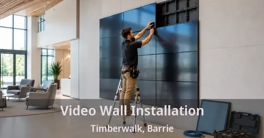 Video Wall Installation Timberwalk, Barrie - ON