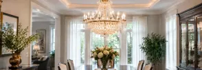 Chandelier Installation Ardagh Bluffs, Barrie