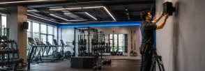 Gym And Fitness Studio Audio Allandale Centre, Barrie