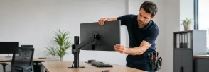 Office Monitor Installation Brock Park, Barrie