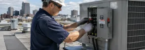Rooftop Unit Electrical Connections City Centre, Barrie