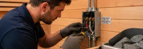 Sauna Wiring Edgehill Drive, Barrie