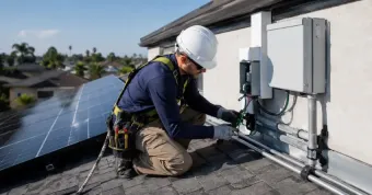 Solar Panel Electrical Integration